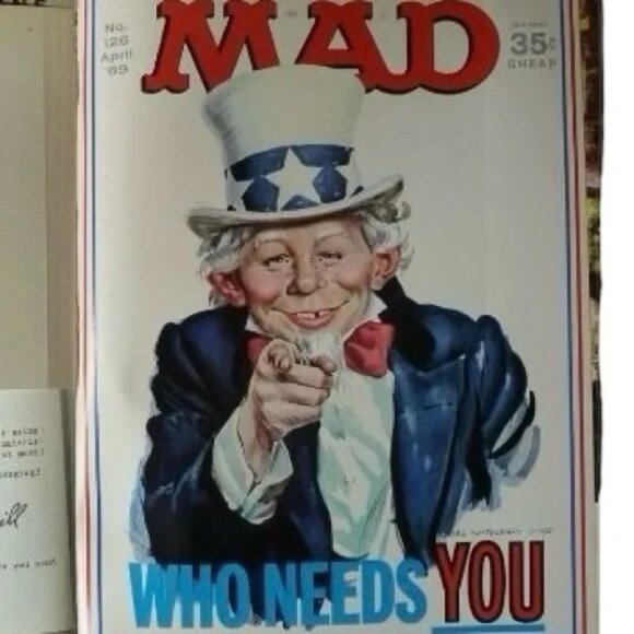 HTF! THE RIDICULOUSLY EXPENSIVE MAD by Gaines and Feldstein 1969 Hardback Book - Picture 7 of 16